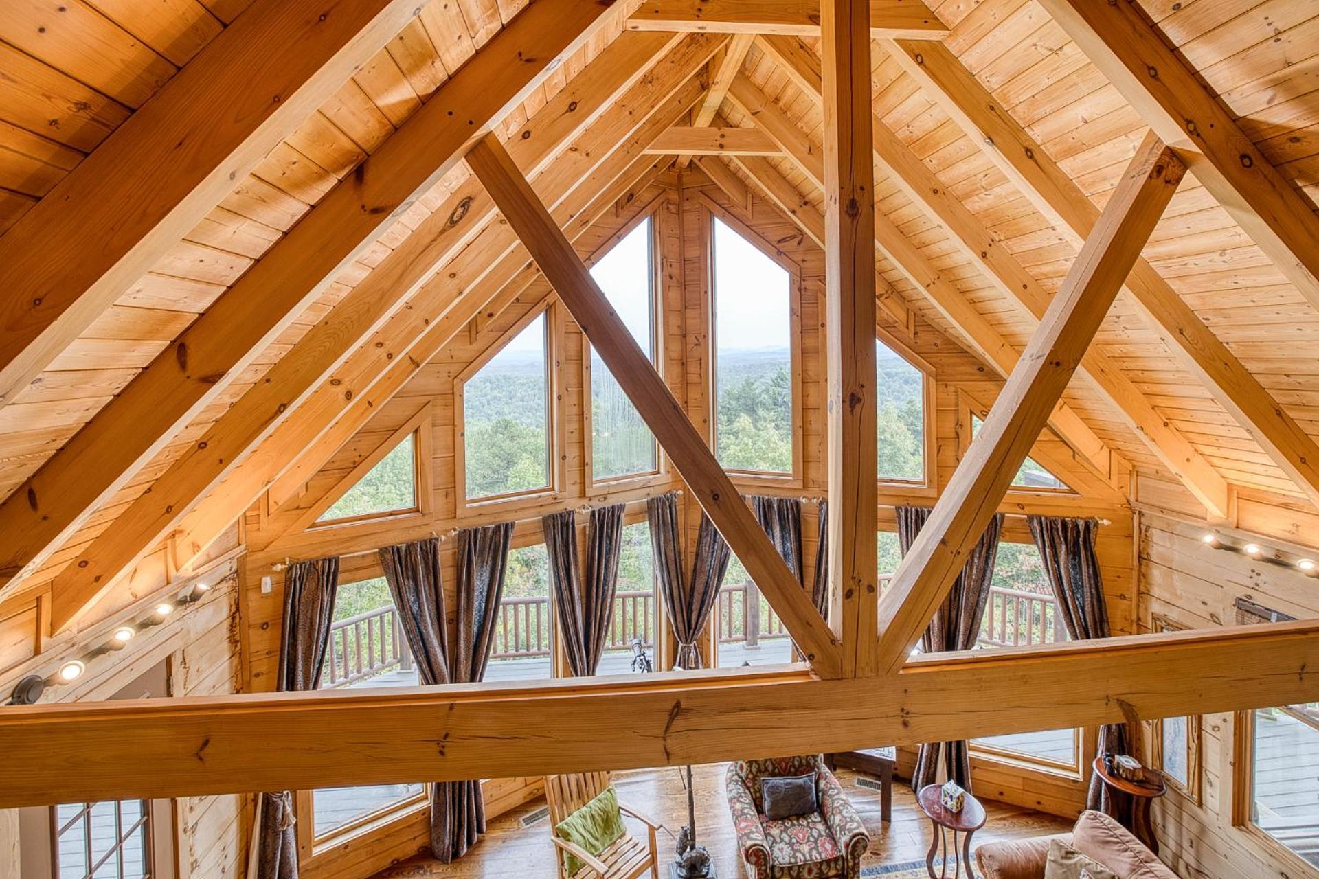 Sky High Lodge By Bk Stays. Large Cabin. Amazing Views. Game Room. Jacuzzi. Six Bedrooms. Sleeps 12 Blue Ridge Eksteriør billede